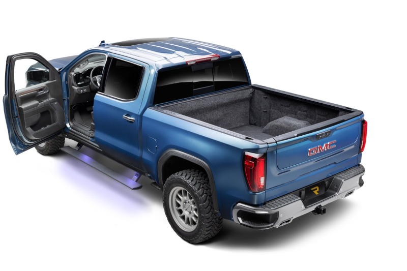 GMC Sierra 3500HD Running Boards - AMP Research - PowerStep Plug-N-Play - Black - 2024+